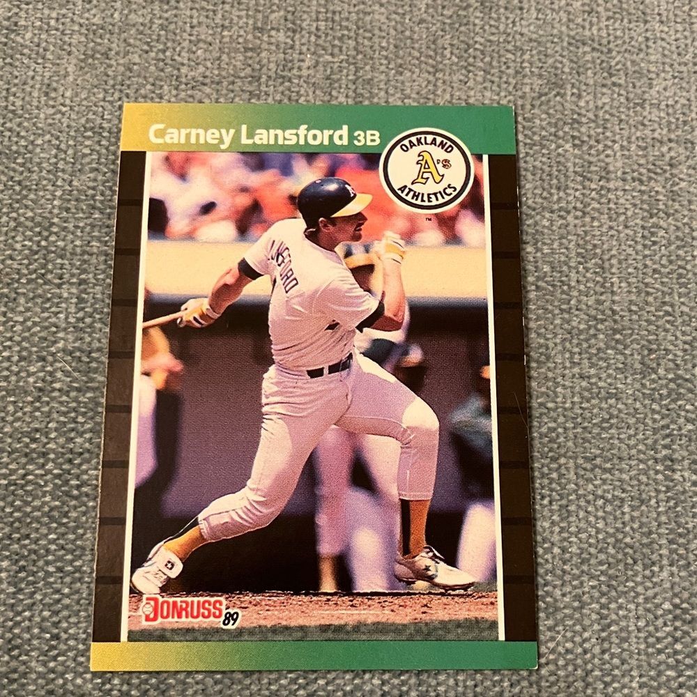 1989 Donruss Oakland A's Baseball Card Trading Card